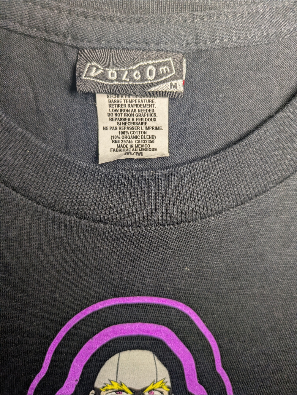 The Aquabats Super Show Volcom Black T‑Shirt with Purple Graphic - Picture 4 of 7